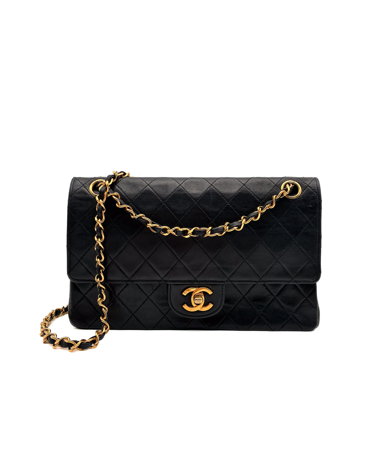 Chanel Vintage Classic Double Flap Medium lambskin