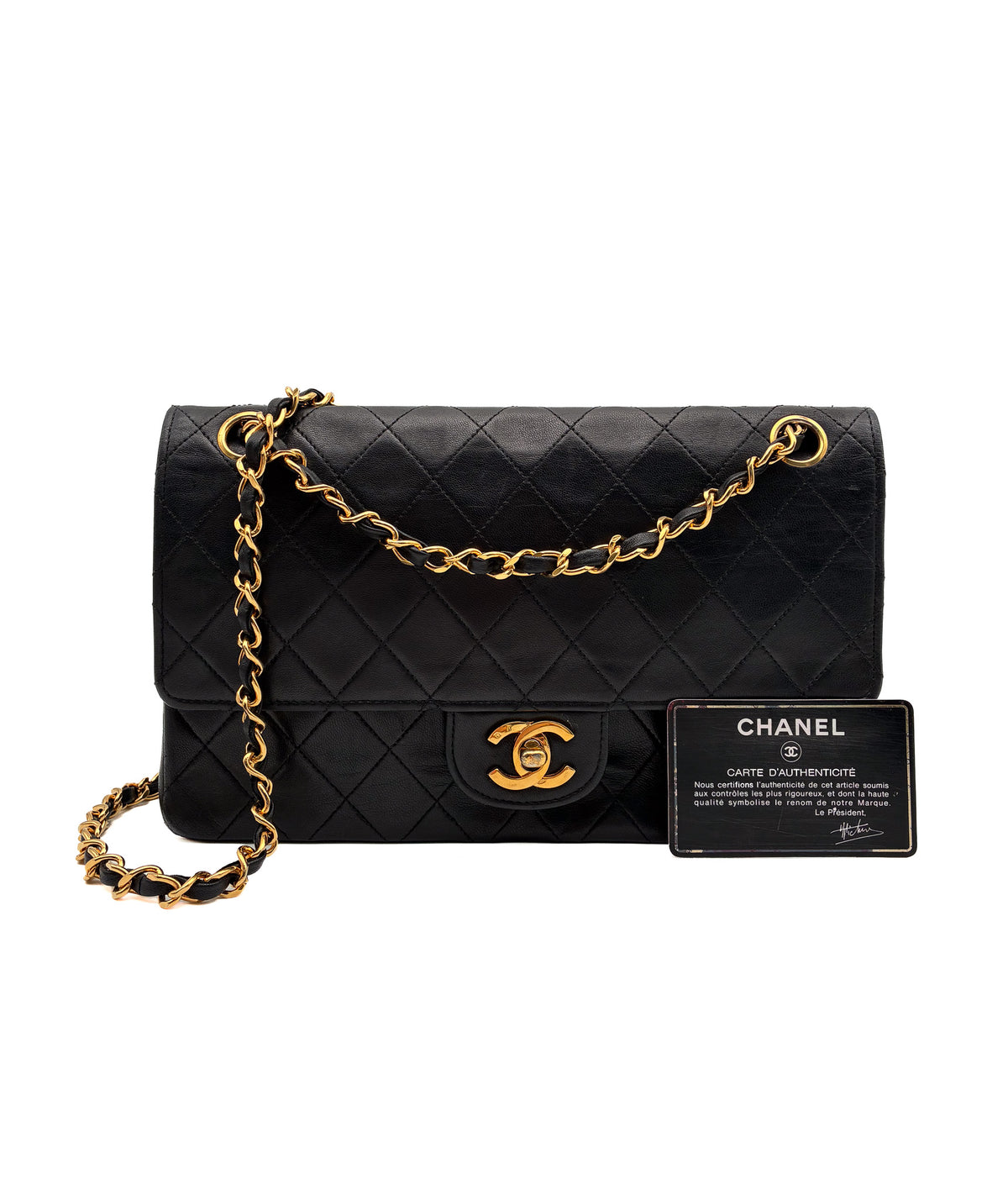Chanel Vintage Classic Double Flap Medium lambskin