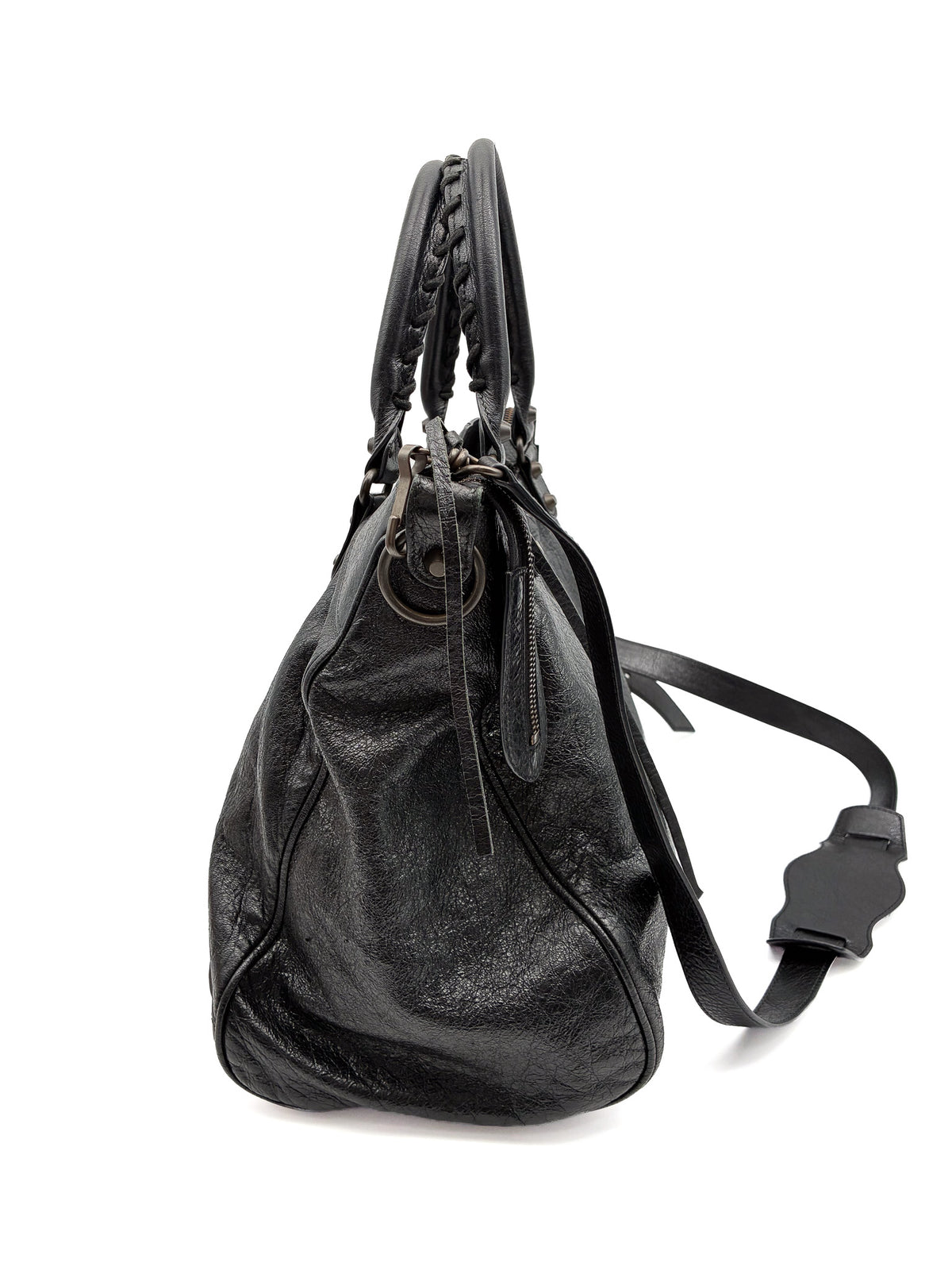 Balenciaga Agneau Classic Hardware City Black