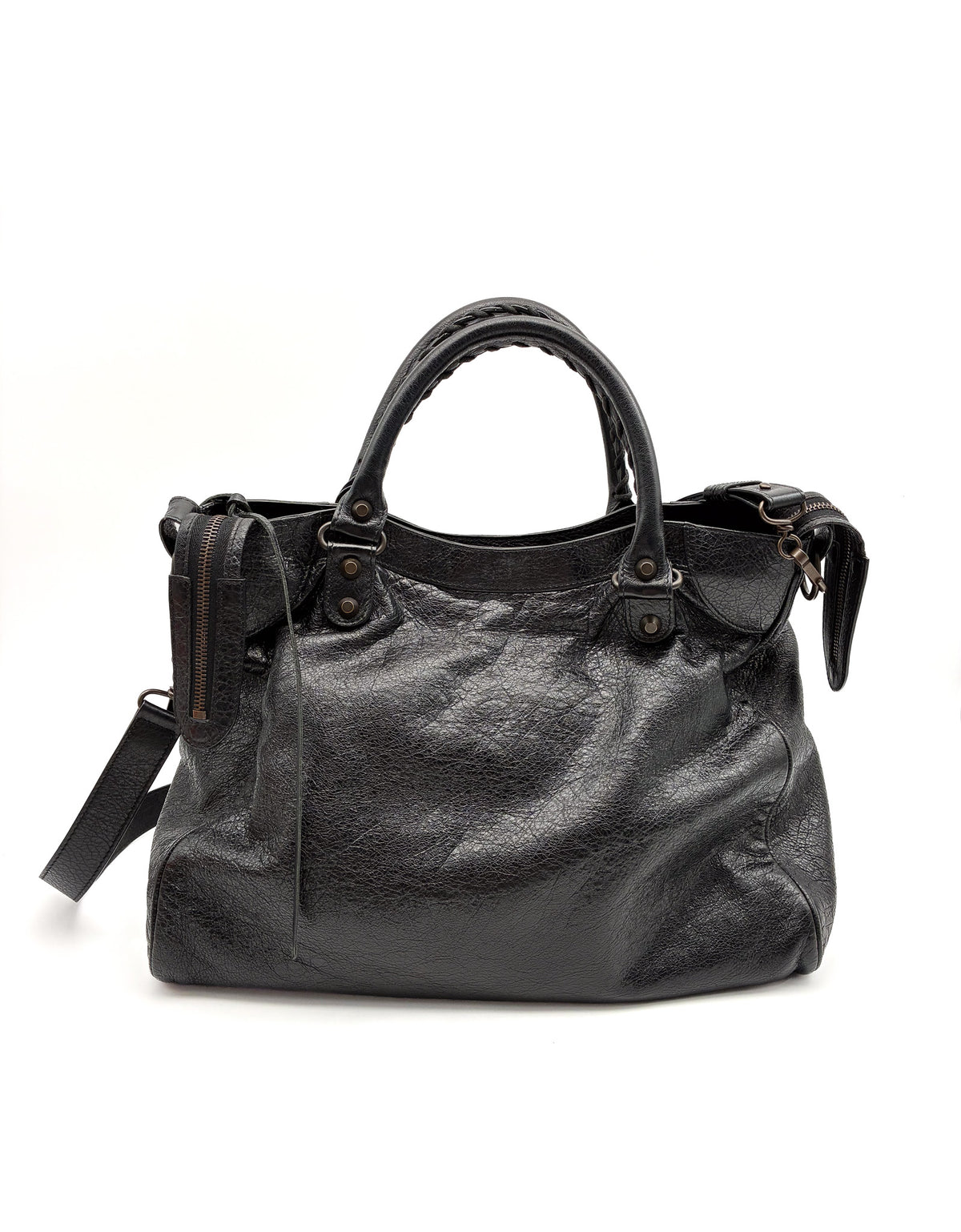 Balenciaga Agneau Classic Hardware City Black