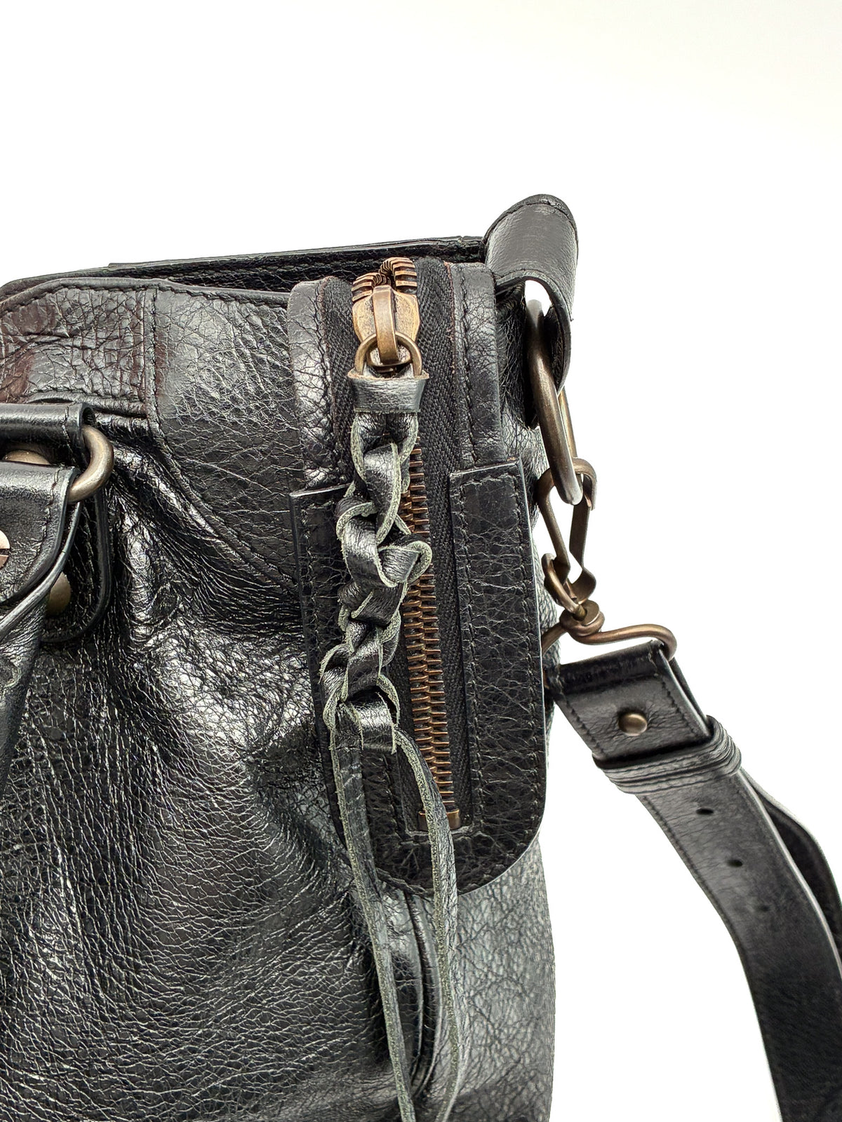Balenciaga Agneau Classic Hardware City Black