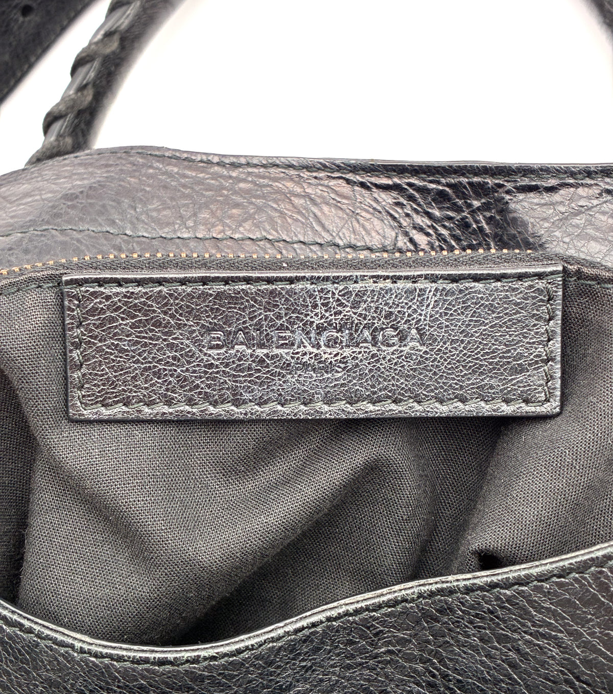 Balenciaga Agneau Classic Hardware City Black