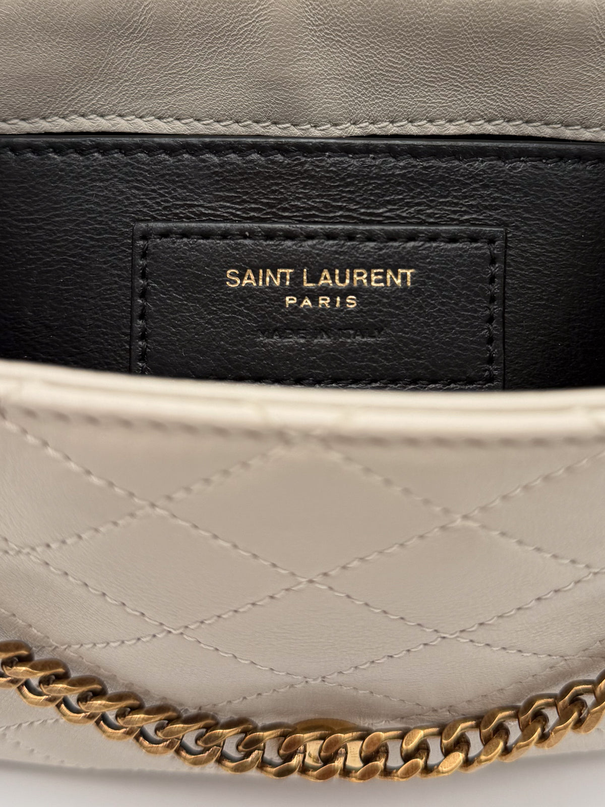 Saint Laurent Lambskin Quilted Monogram Mini Nolita