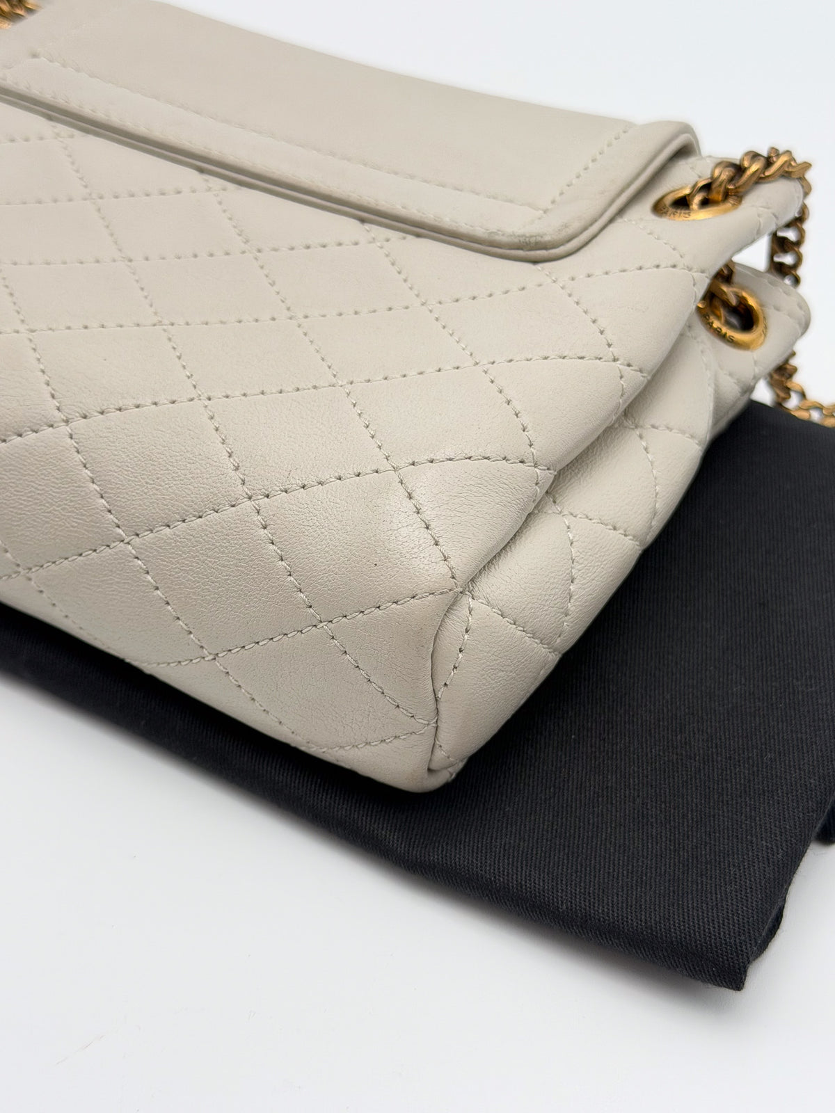 Saint Laurent Lambskin Quilted Monogram Mini Nolita