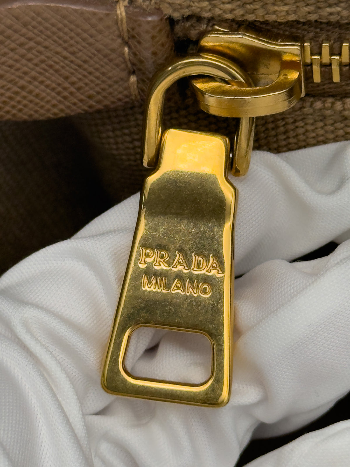 Prada Canapa Medium tote brown