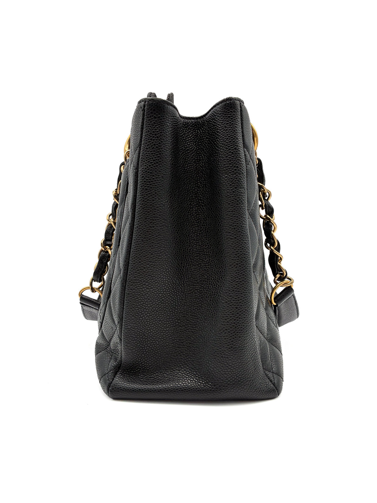 Chanel Caviar Grand Shopping Tote GST Black GHW