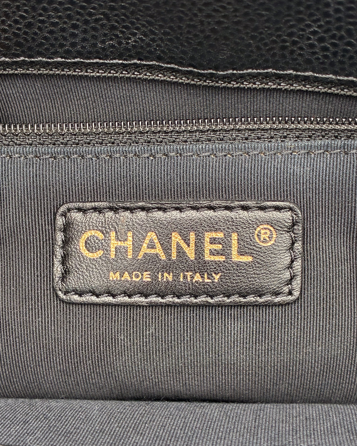Chanel Caviar Grand Shopping Tote GST Black GHW