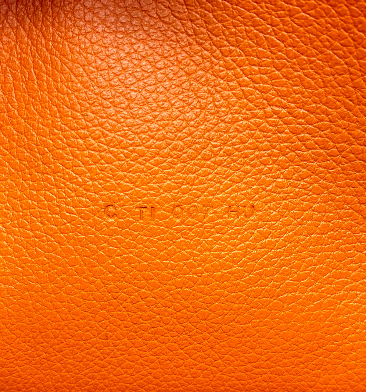 Hermes Constance Long Wallet Orange Evercolor PHW