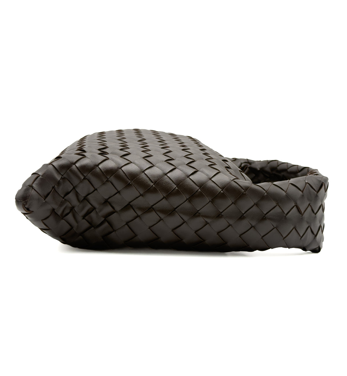 Bottega Veneta Small Hop Intrecciato Leather Shoulder Bag Fondant