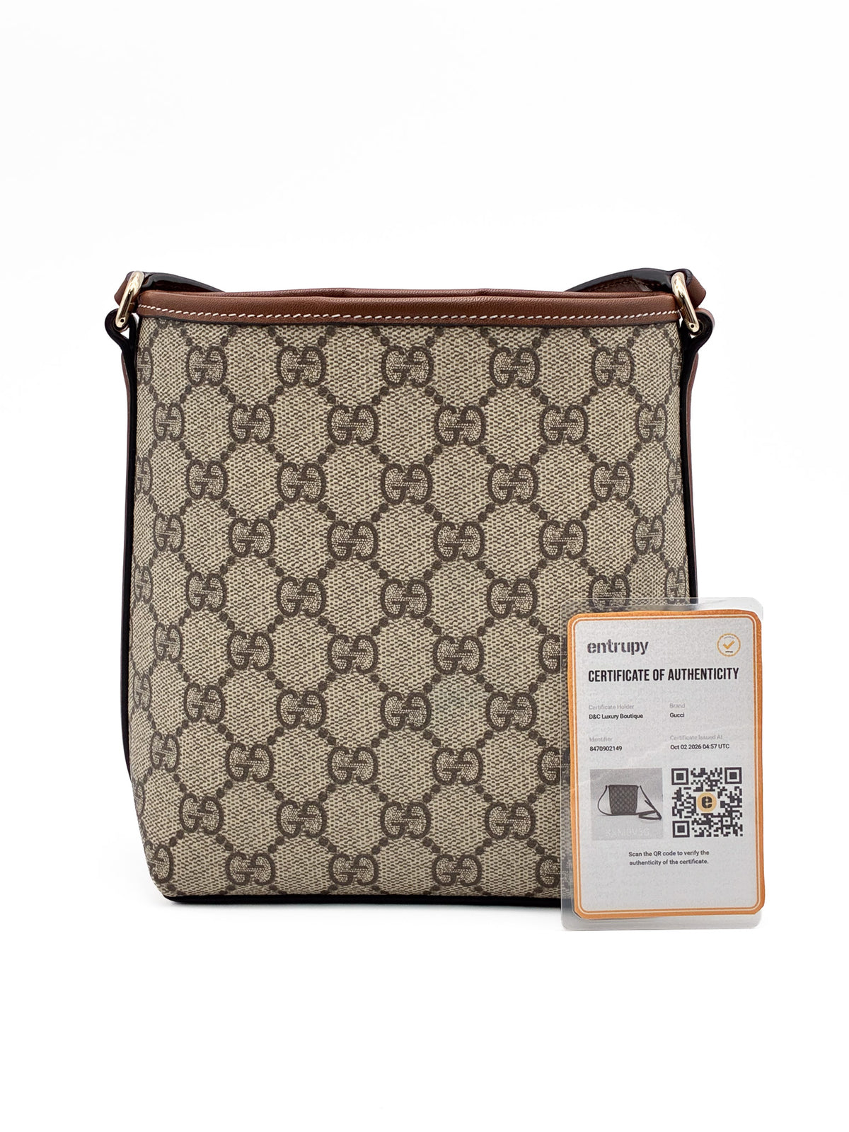Gucci GG Emblem nano bucket bag