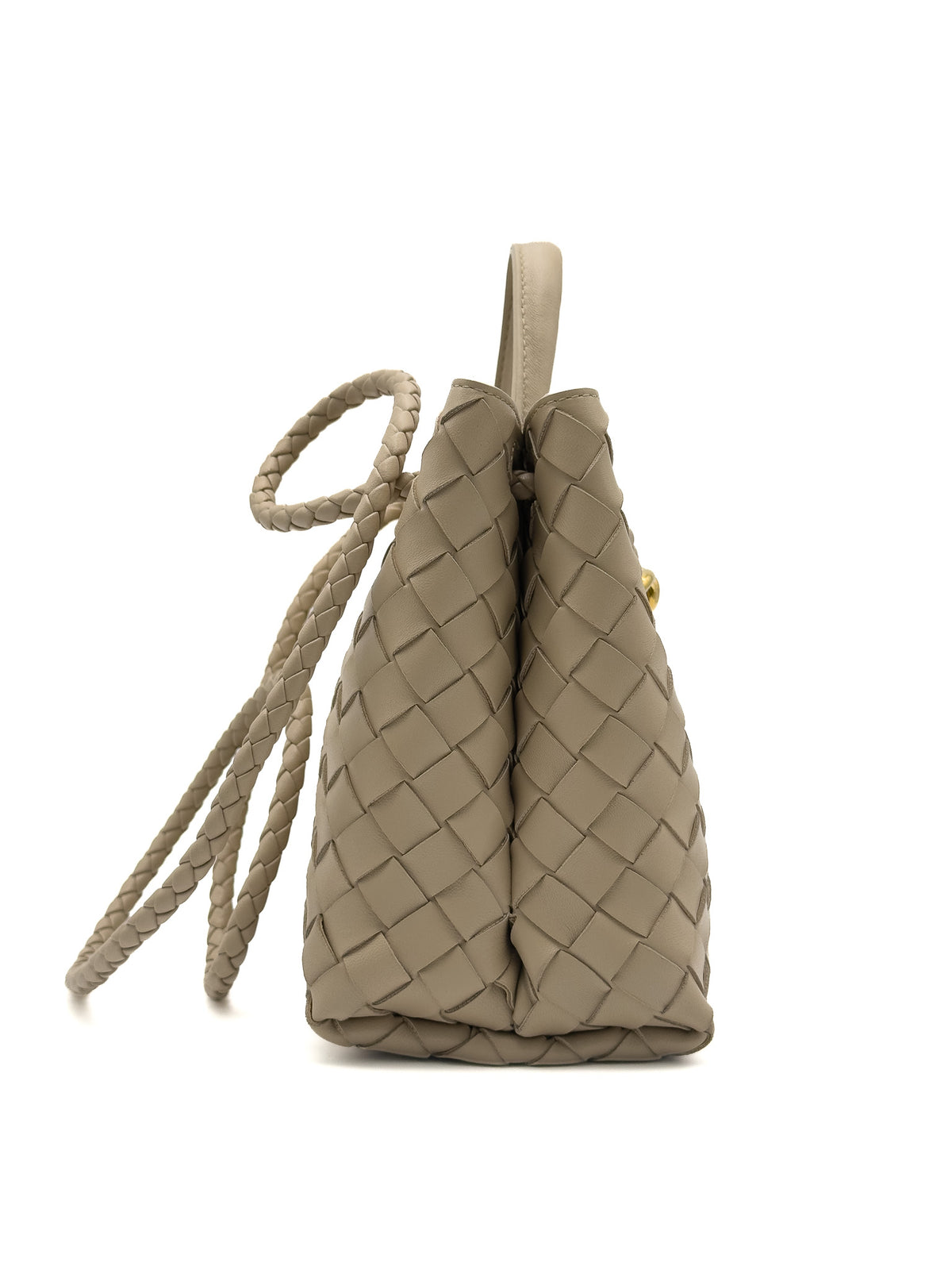 Bottega Veneta Andiamo Bag Small Ecru