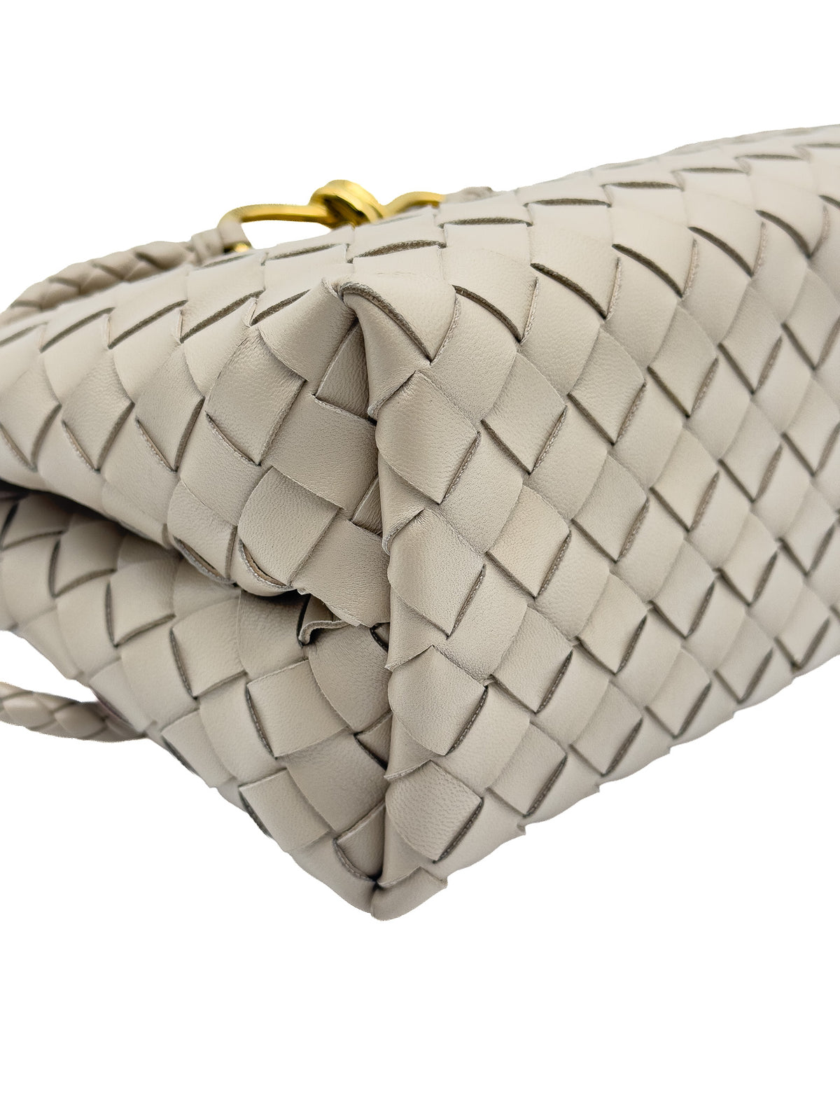Bottega Veneta Andiamo Bag Small Ecru