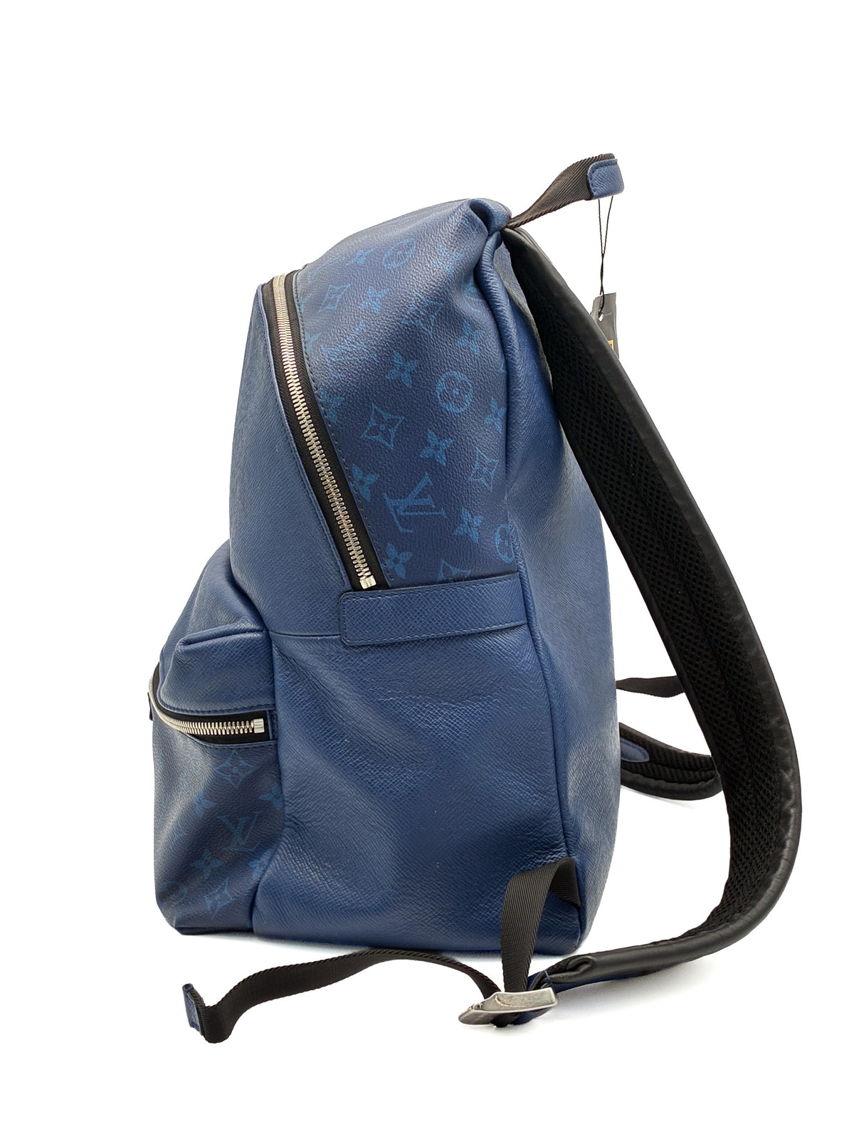 LV Discovery Monogram Blue Backpack Taiga