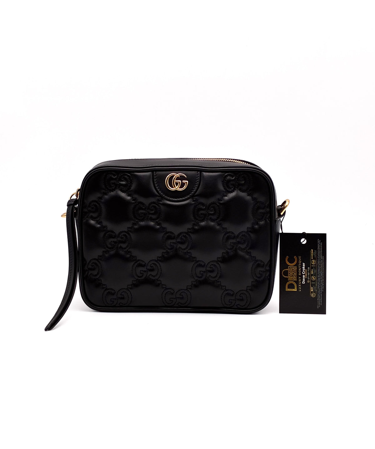 Gucci GG Matelasse Small Shoulder Camera Bag