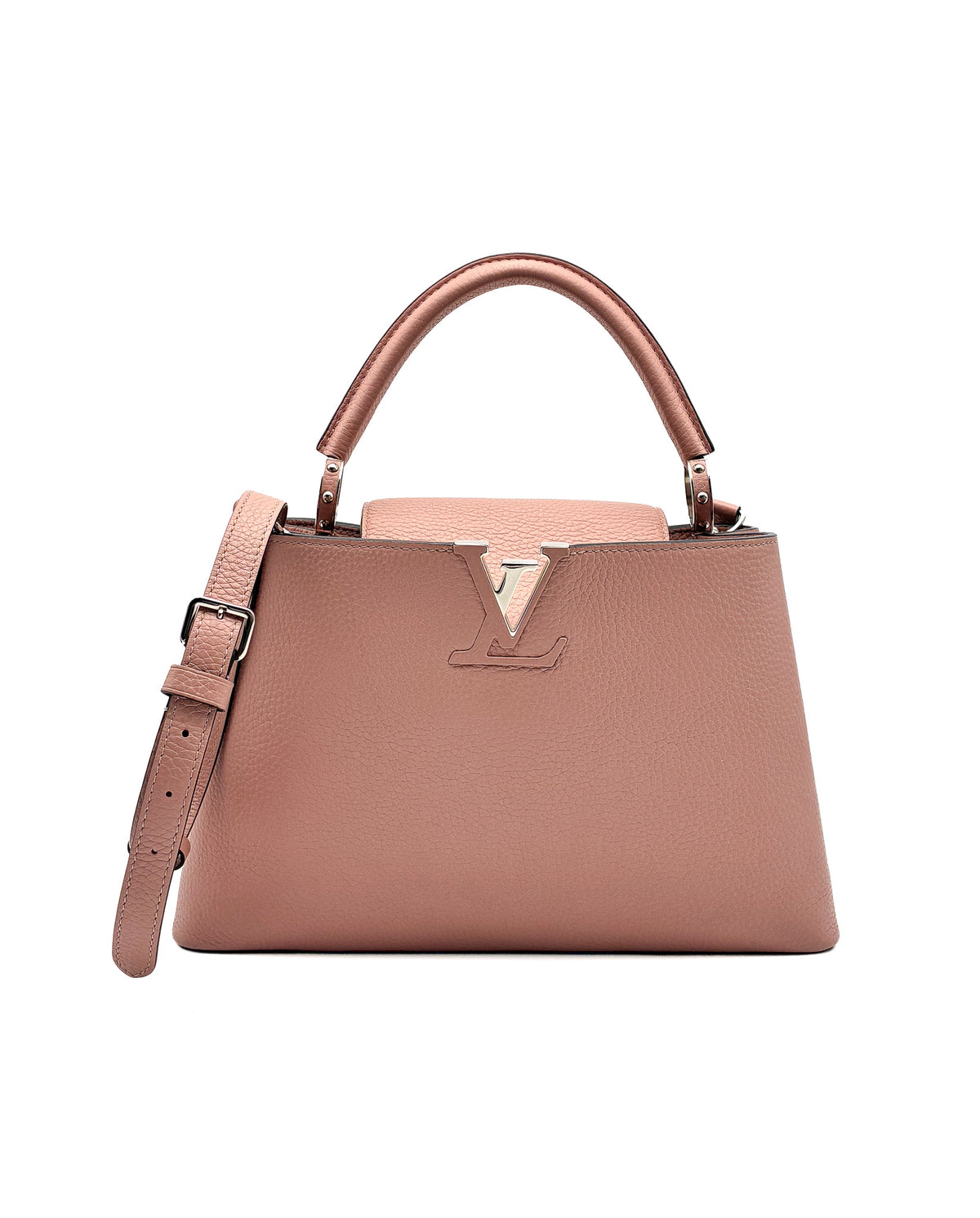 Louis Vuitton Capucine Bag Taurillon Leather SHW Pink