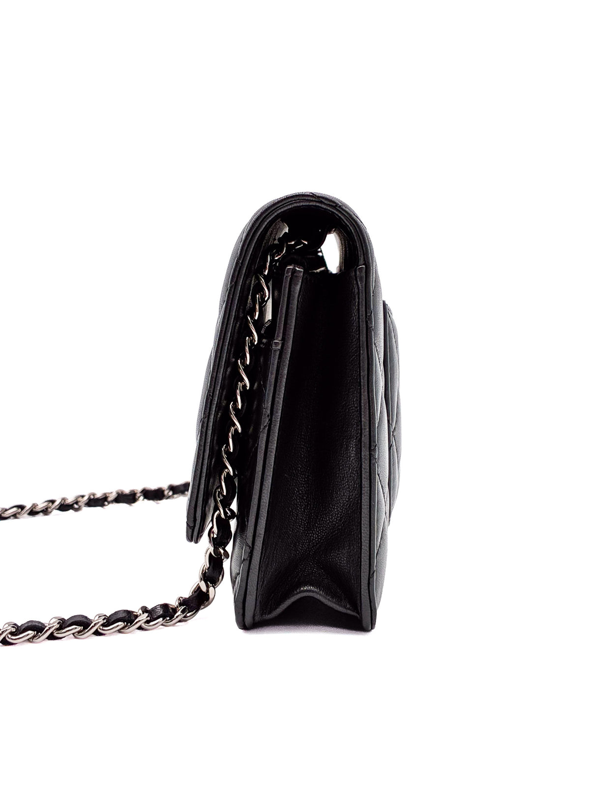 CHANEL Wallet on Chain Lambskin Leather SHW