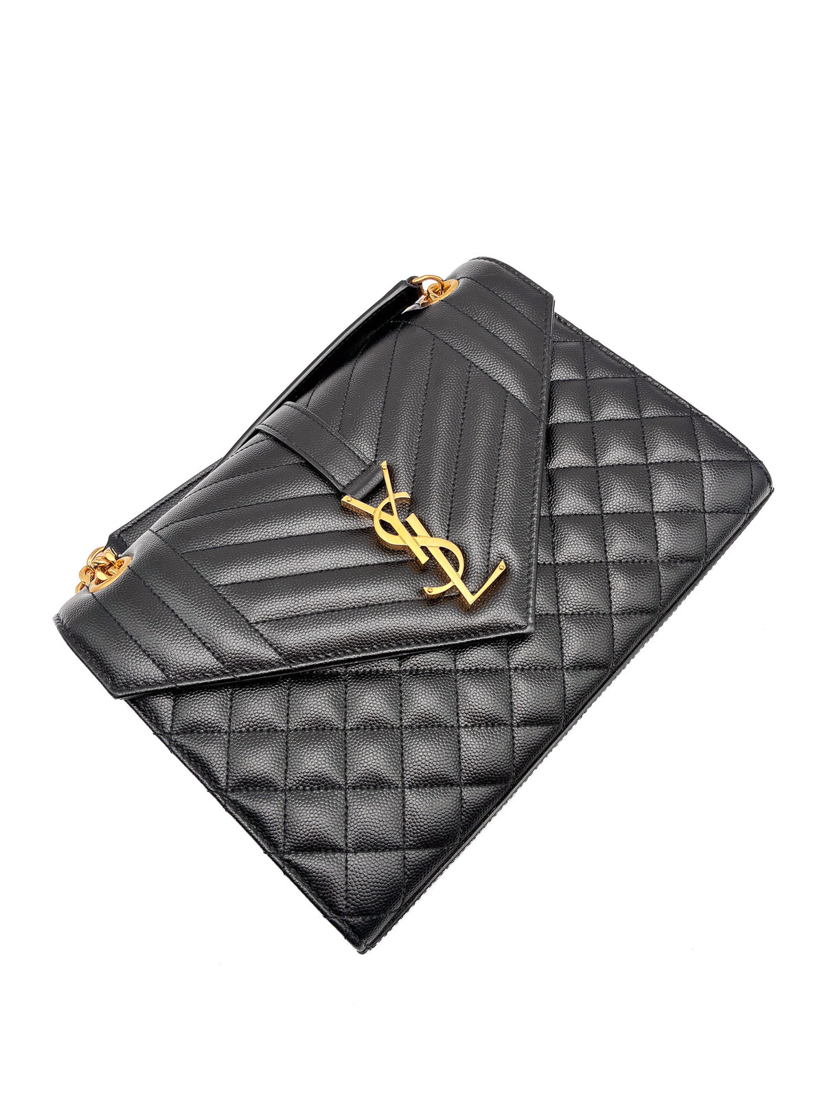 Yves Saint Laurent Envelope Medium Bag GHW