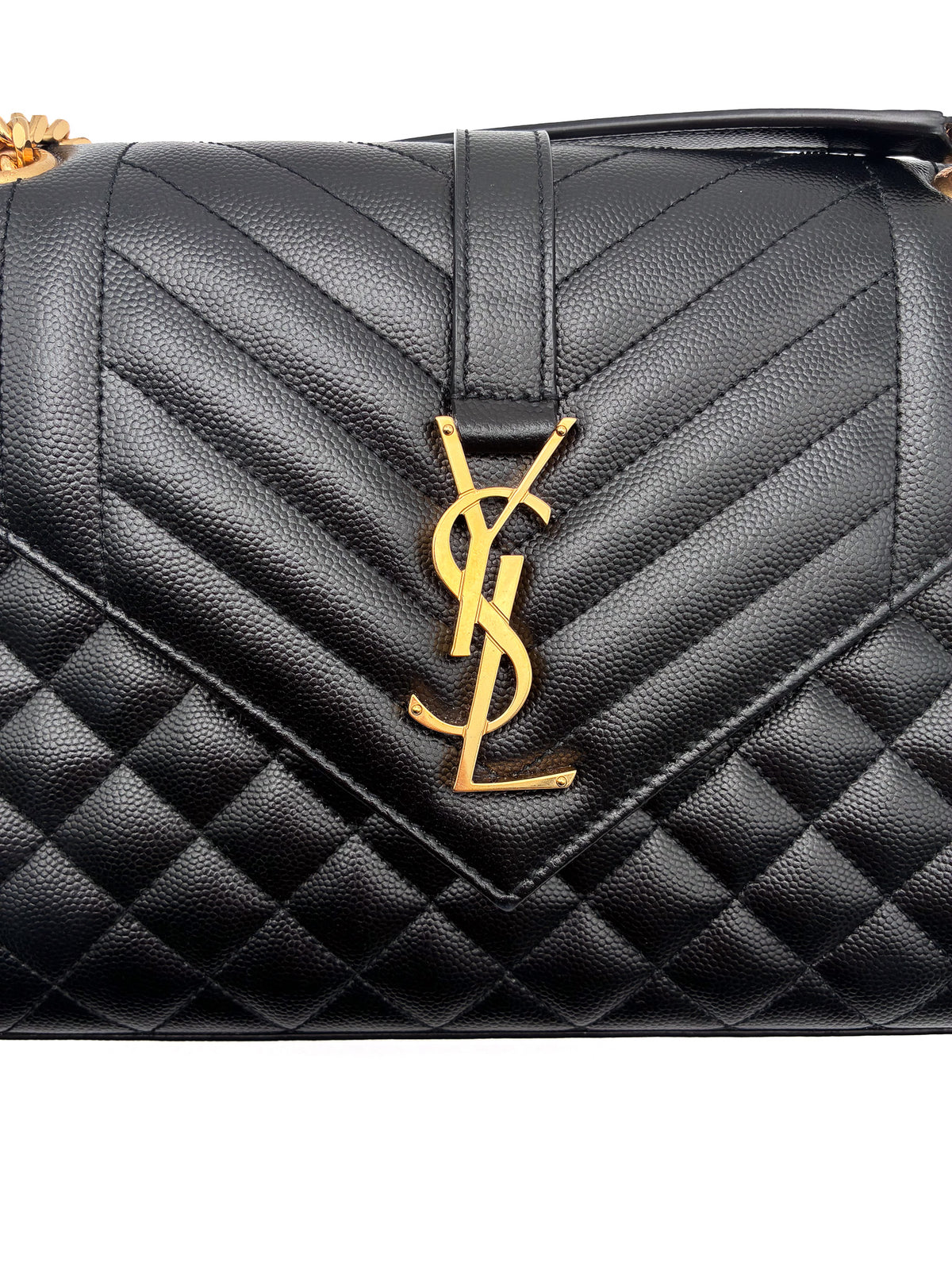 Yves Saint Laurent Envelope Medium Bag GHW