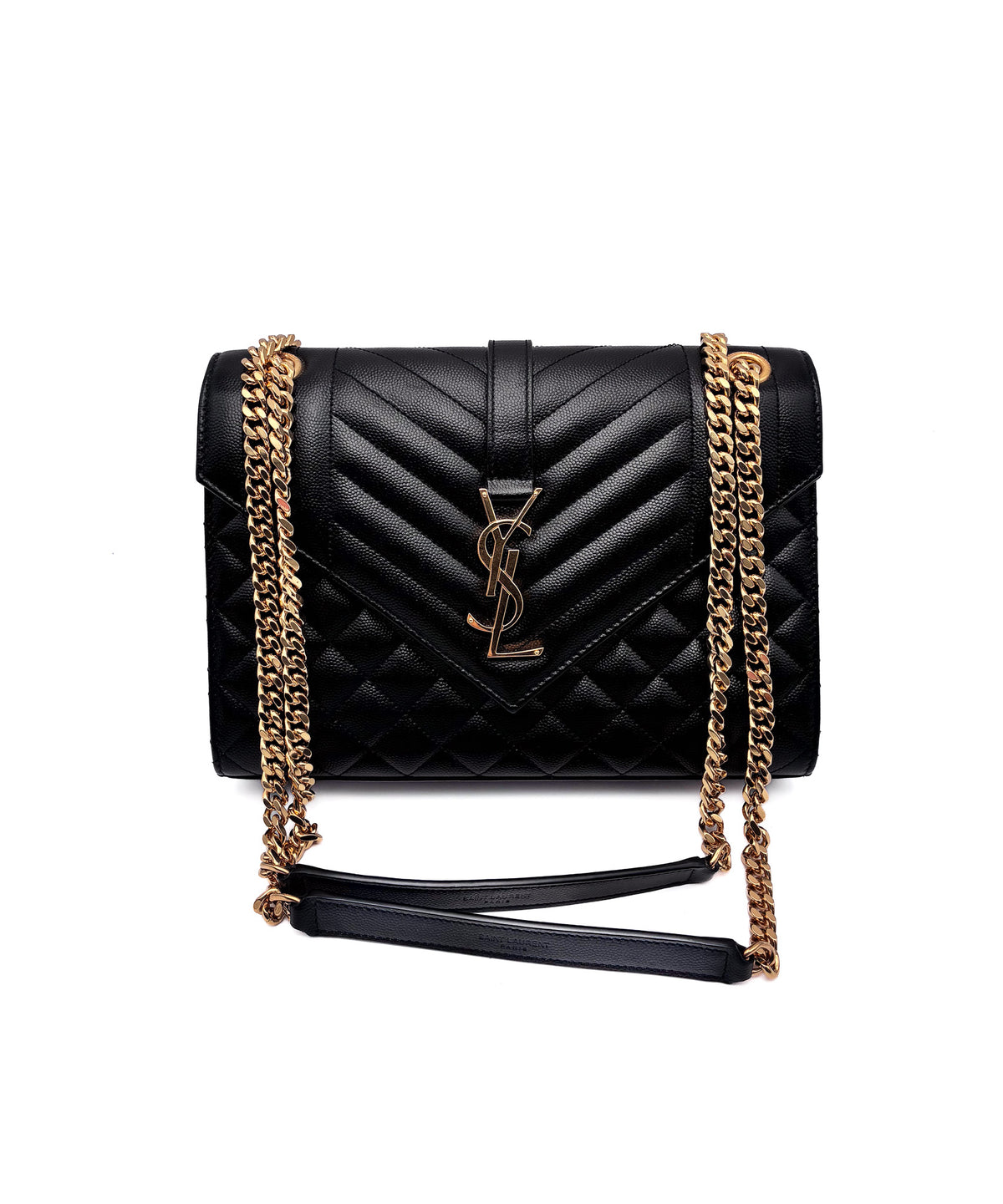 Yves Saint Laurent Envelope Medium Bag GHW