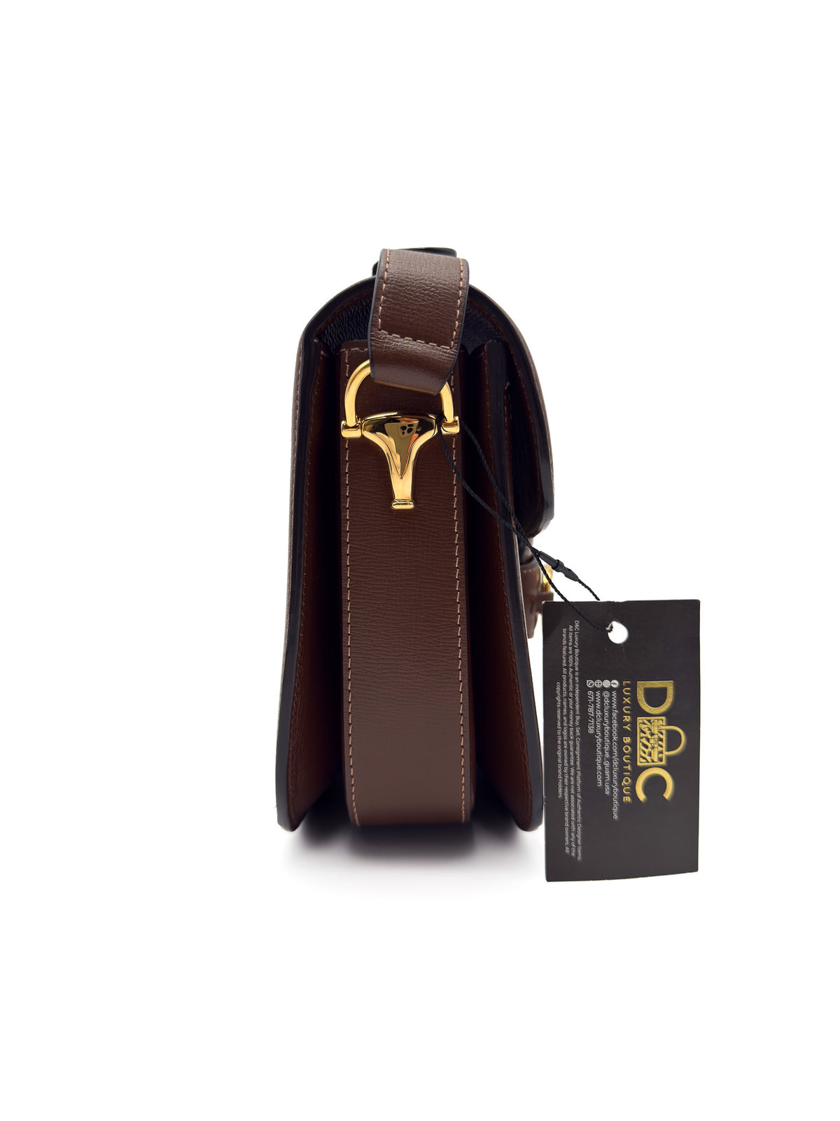 Gucci Horsebit 1955 Shoulder Bag Supreme Brown Leather