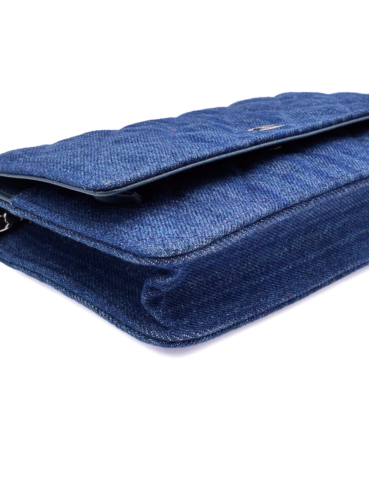 Chanel Wallet on Chain Denim SHW